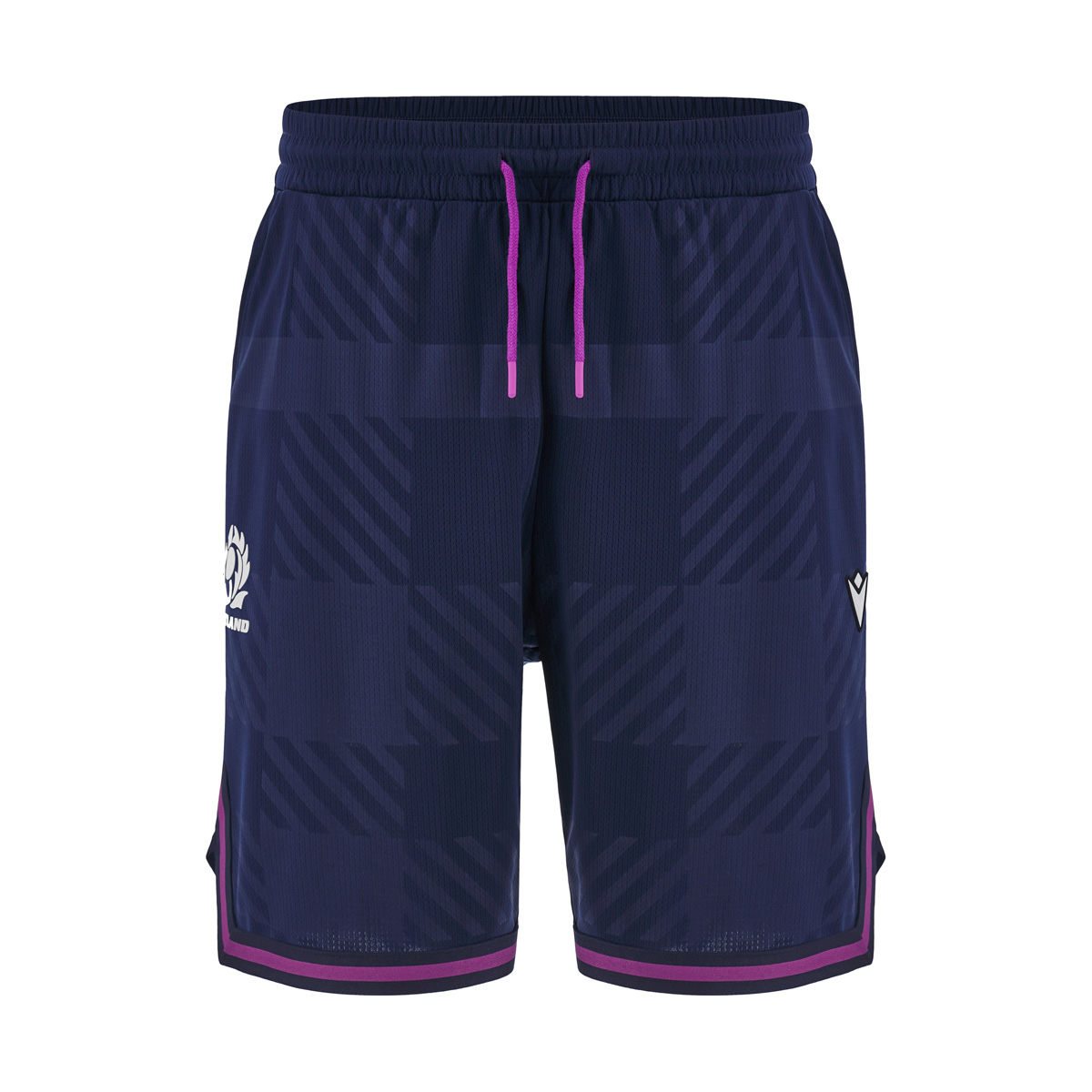 Scotland Mens Training Basketball Shorts 25/26 Navy - Front Scotland Mens Training Basketball Shorts 25/26 Navy - Front