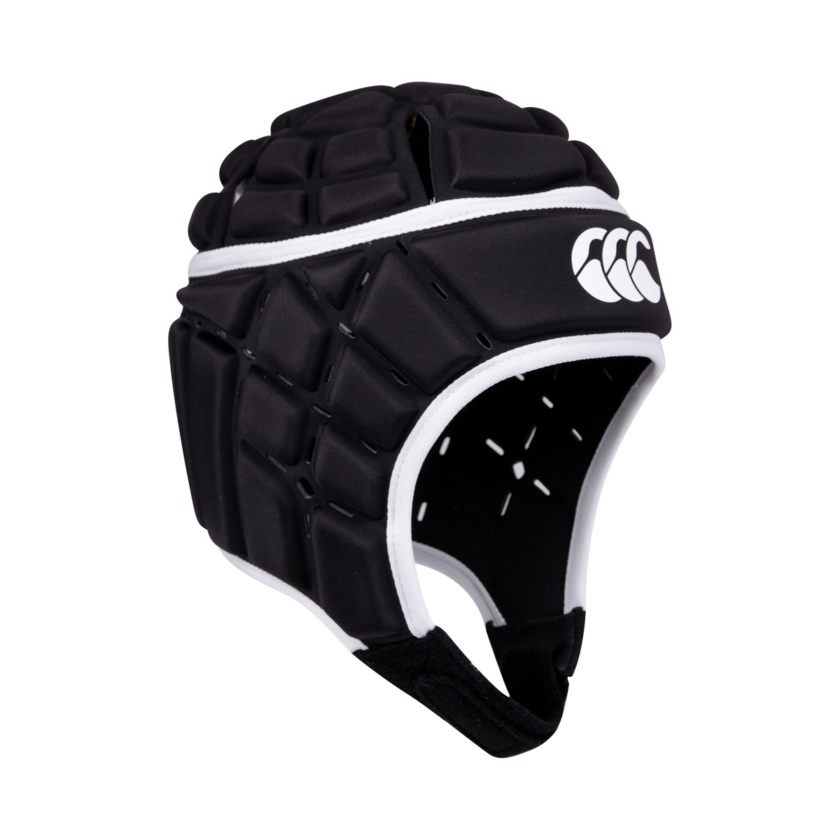 Canterbury Adults Core Headguard Black - Front Canterbury Adults Core Headguard Black - Front