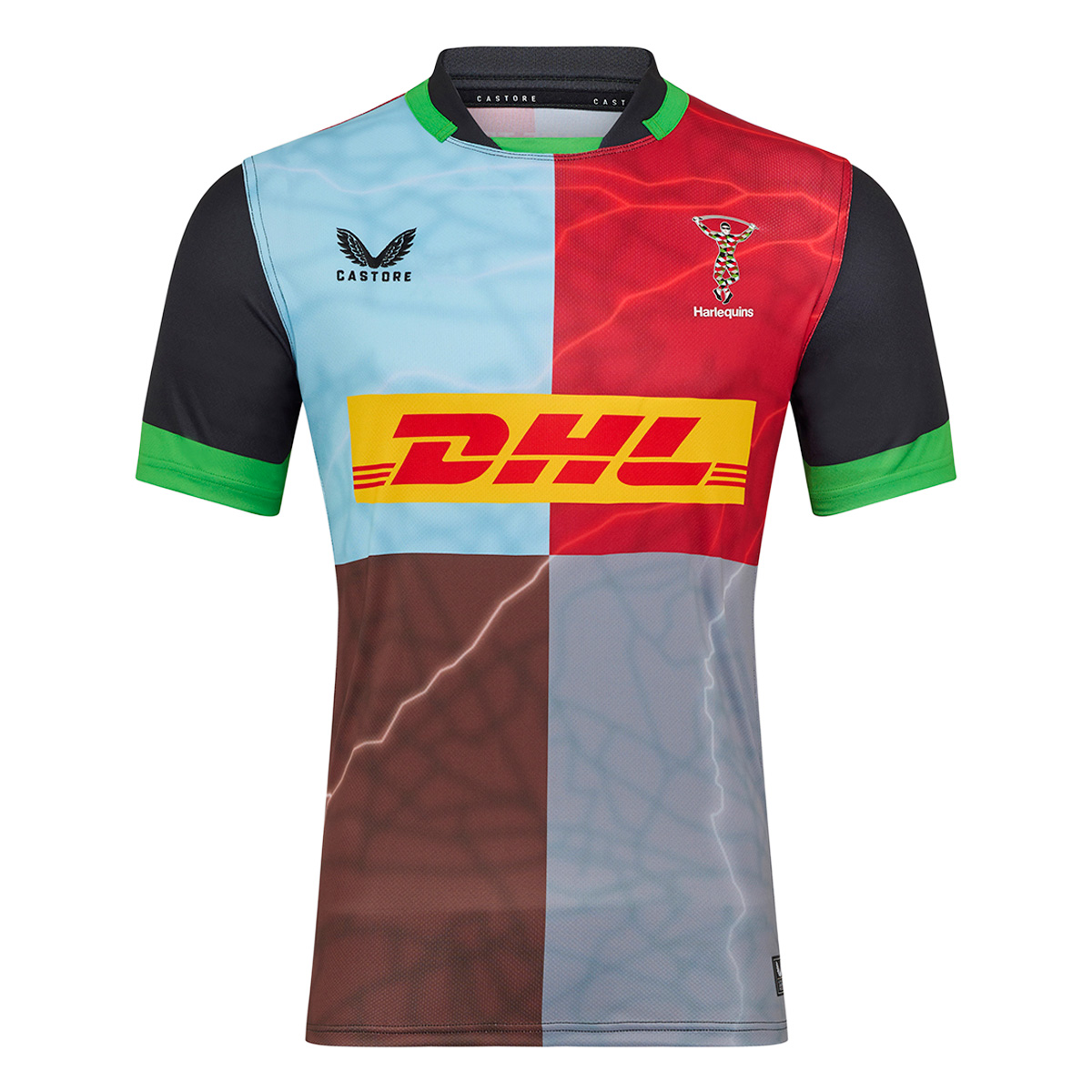 Harlequins Mens Home Rugby Shirt 25/26 - Front Harlequins Mens Home Rugby Shirt 25/26 - Front