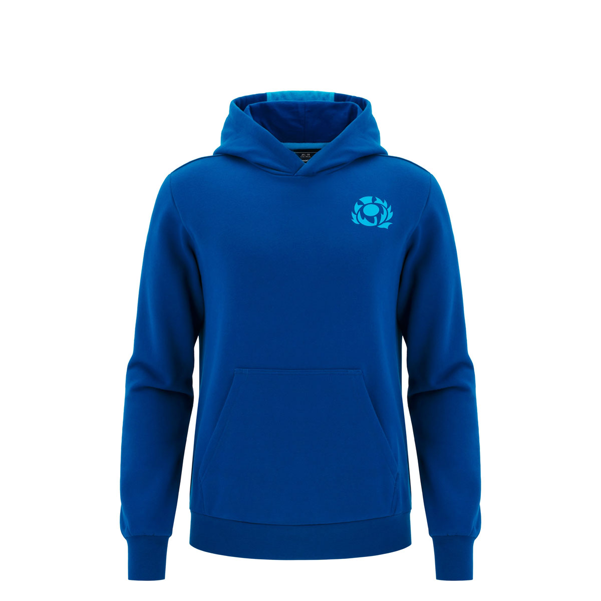 Scotland Junior Cotton Hoodie 25/26 Navy - Front Scotland Junior Cotton Hoodie 25/26 Navy - Front