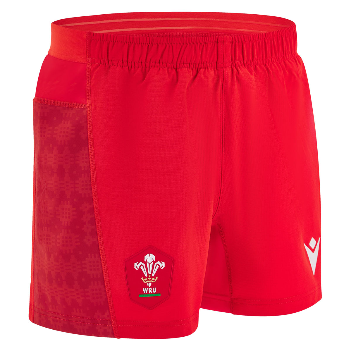 Wales Mens Home Rugby Shorts 25/26 Red - Front