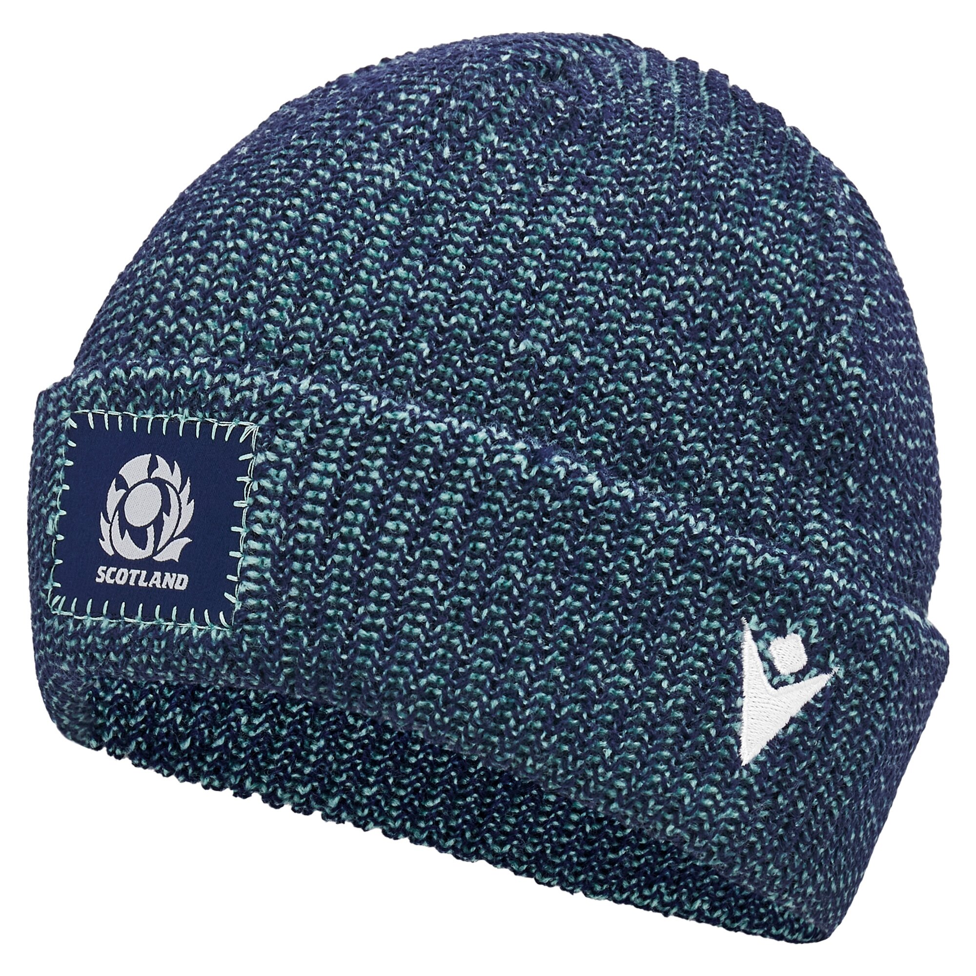 Scotland Adults Waffle Beanie - Front Scotland Adults Waffle Beanie - Front