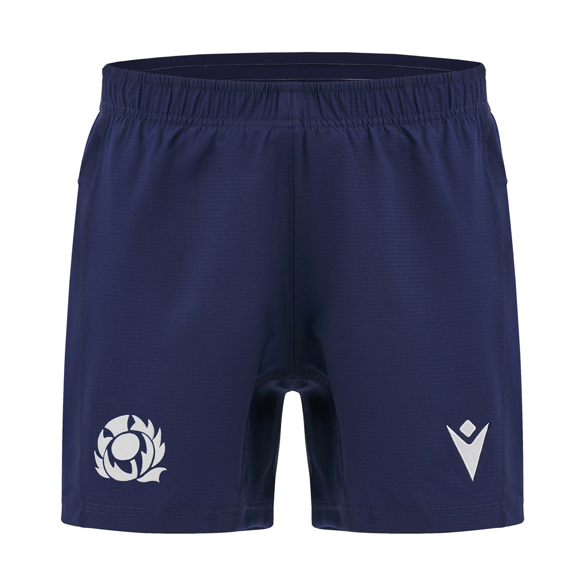 Scotland Mens Training Shorts 25/26 Navy - Front Scotland Mens Training Shorts 25/26 Navy - Front