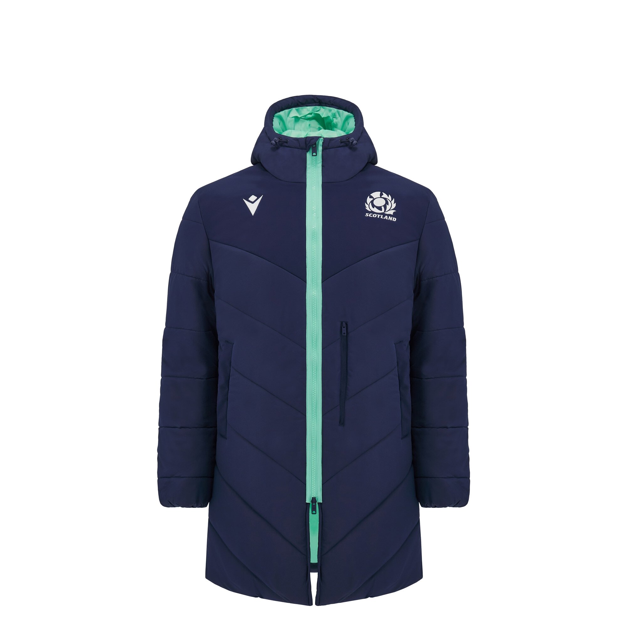 Scotland Junior Padded Jacket - 2025 - Front Scotland Junior Padded Jacket - 2025 - Front