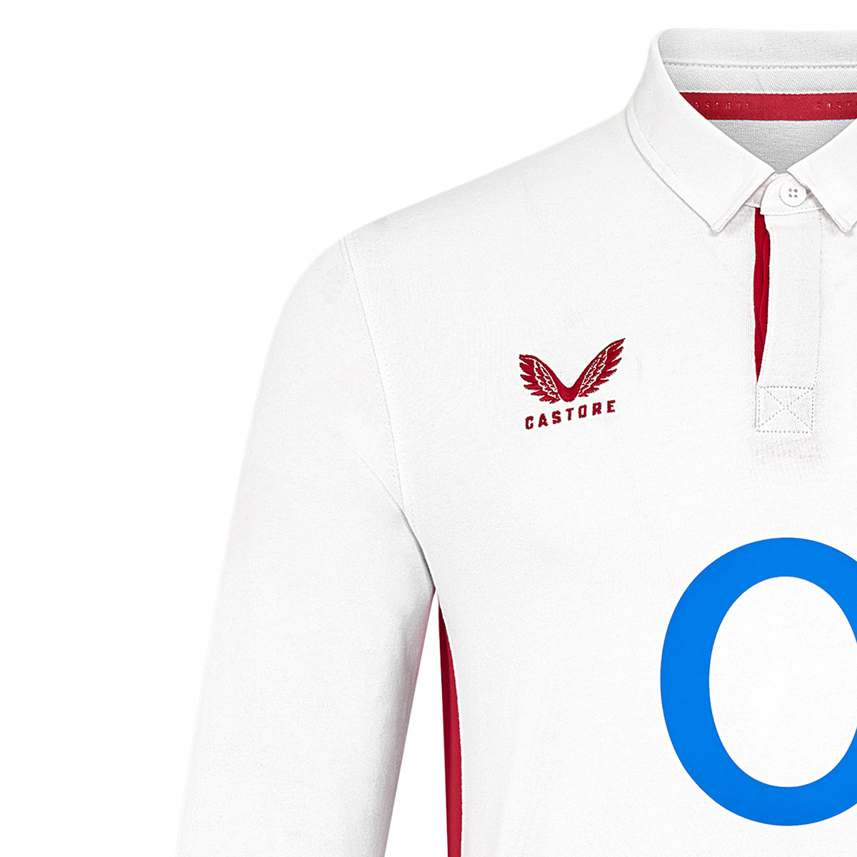 Red Roses Womens Home Classic Rugby Shirt 25/26 - Long Sleeve White Red Roses Womens Home Classic Rugby Shirt 25/26 - Long Sleeve White