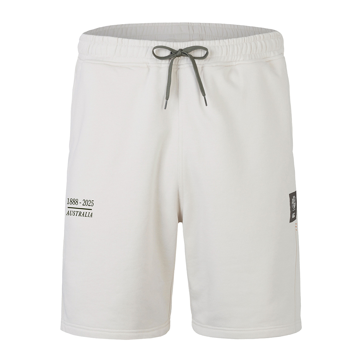 Limited Edition British and Irish Lions Outback Mens Fleece Shorts Natural - Front Limited Edition British and Irish Lions Outback Mens Fleece Shorts Natural - Front