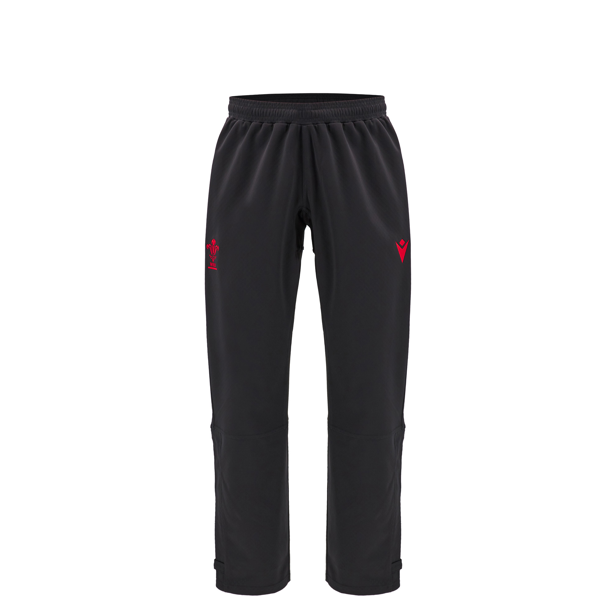 Wales Kids Training Fitted Track Pants - Black 2025 - Front