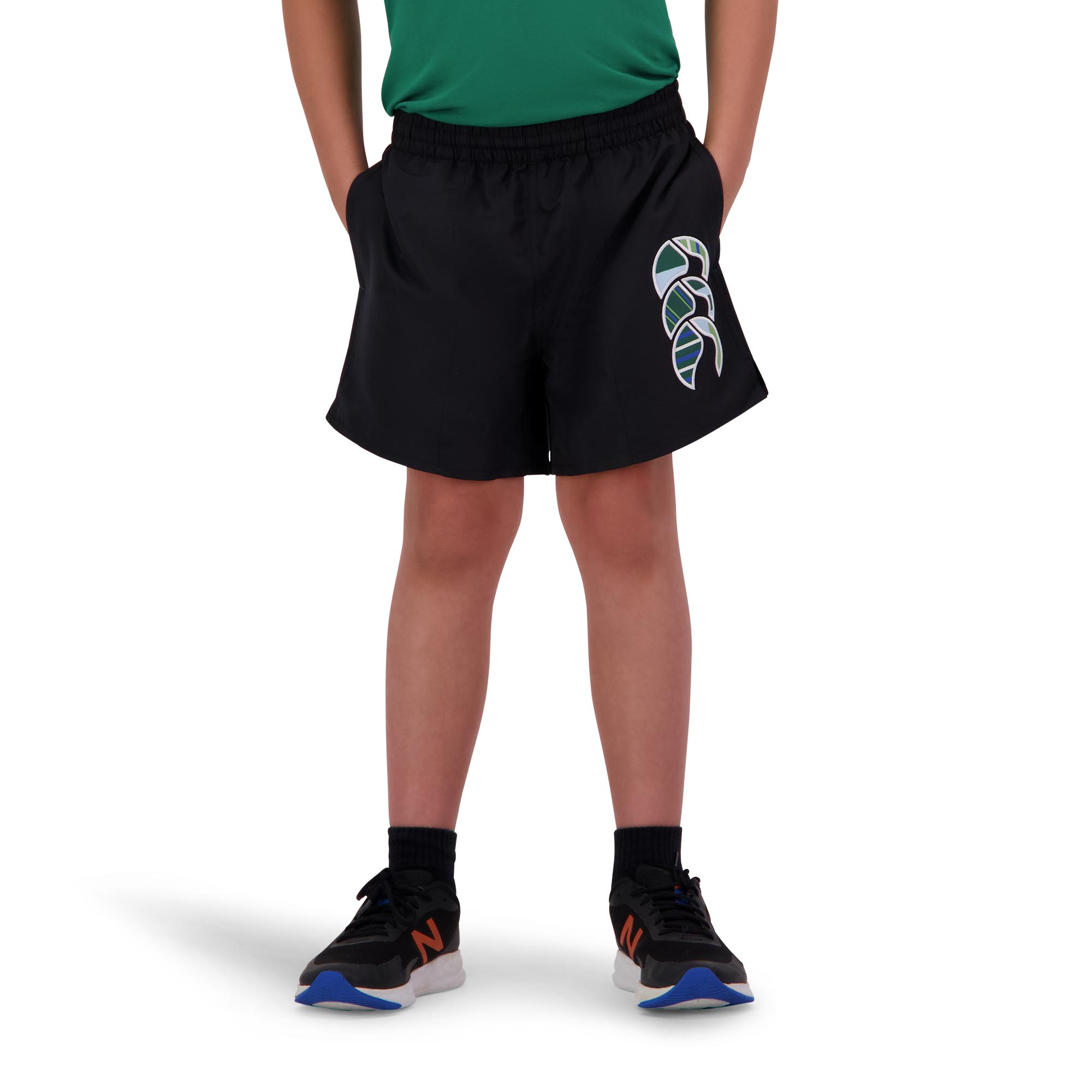 Canterbury Kids Uglies Tactic Shorts - Black Front Canterbury Kids Uglies Tactic Shorts - Black Front