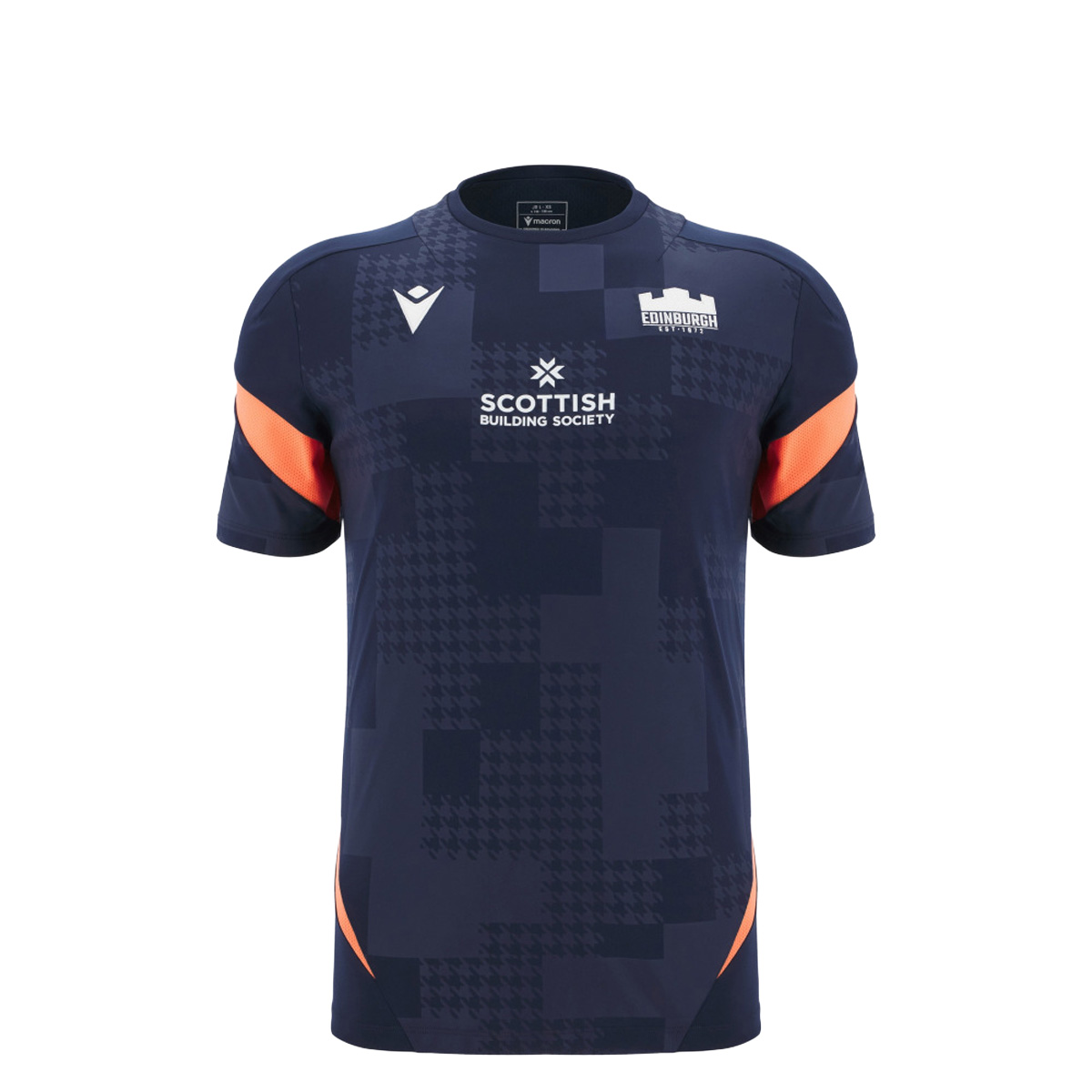 Edinburgh Kids Training T-Shirt 25/26 Navy - Front View