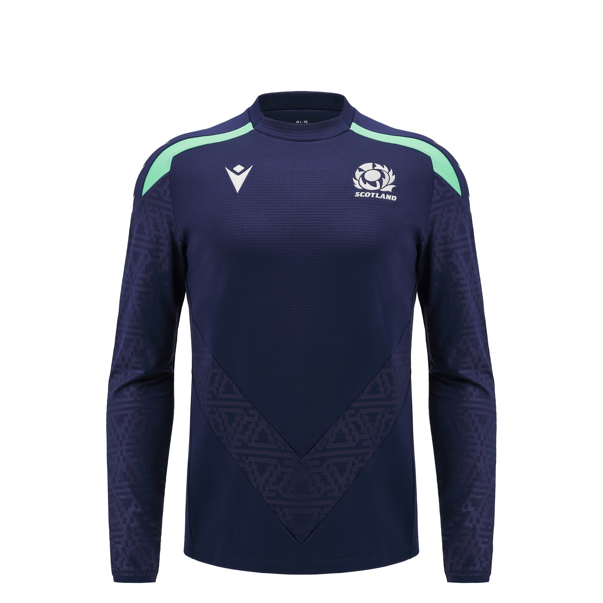 Scotland Junior Round Neck Training Top - 2025 - Front Scotland Junior Round Neck Training Top - 2025 - Front