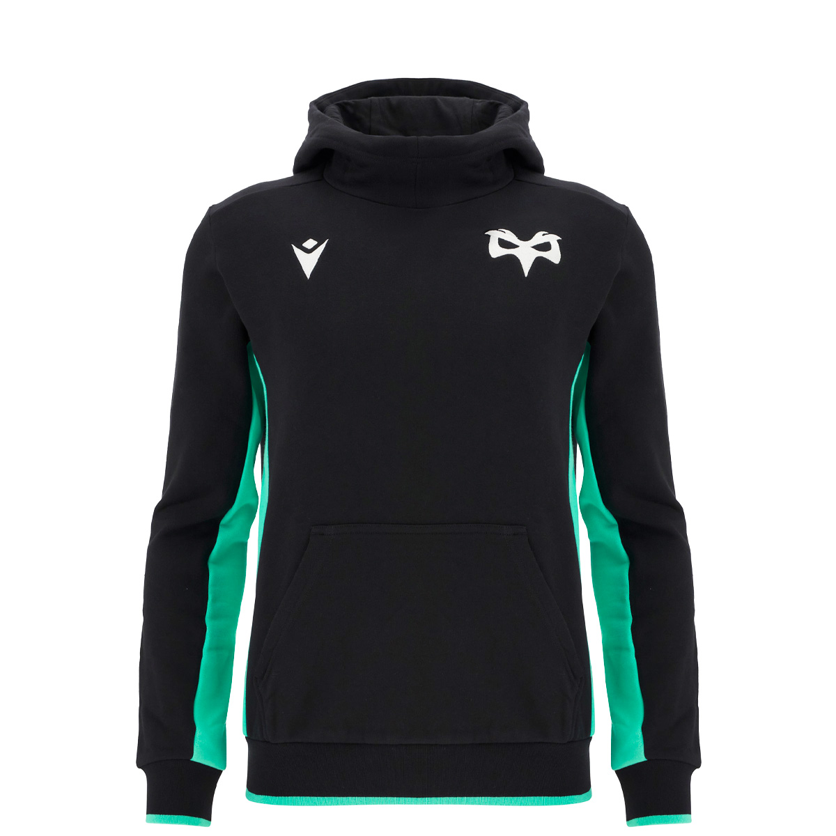 Ospreys Kids Travel Hoodie 25/26 Black - Front