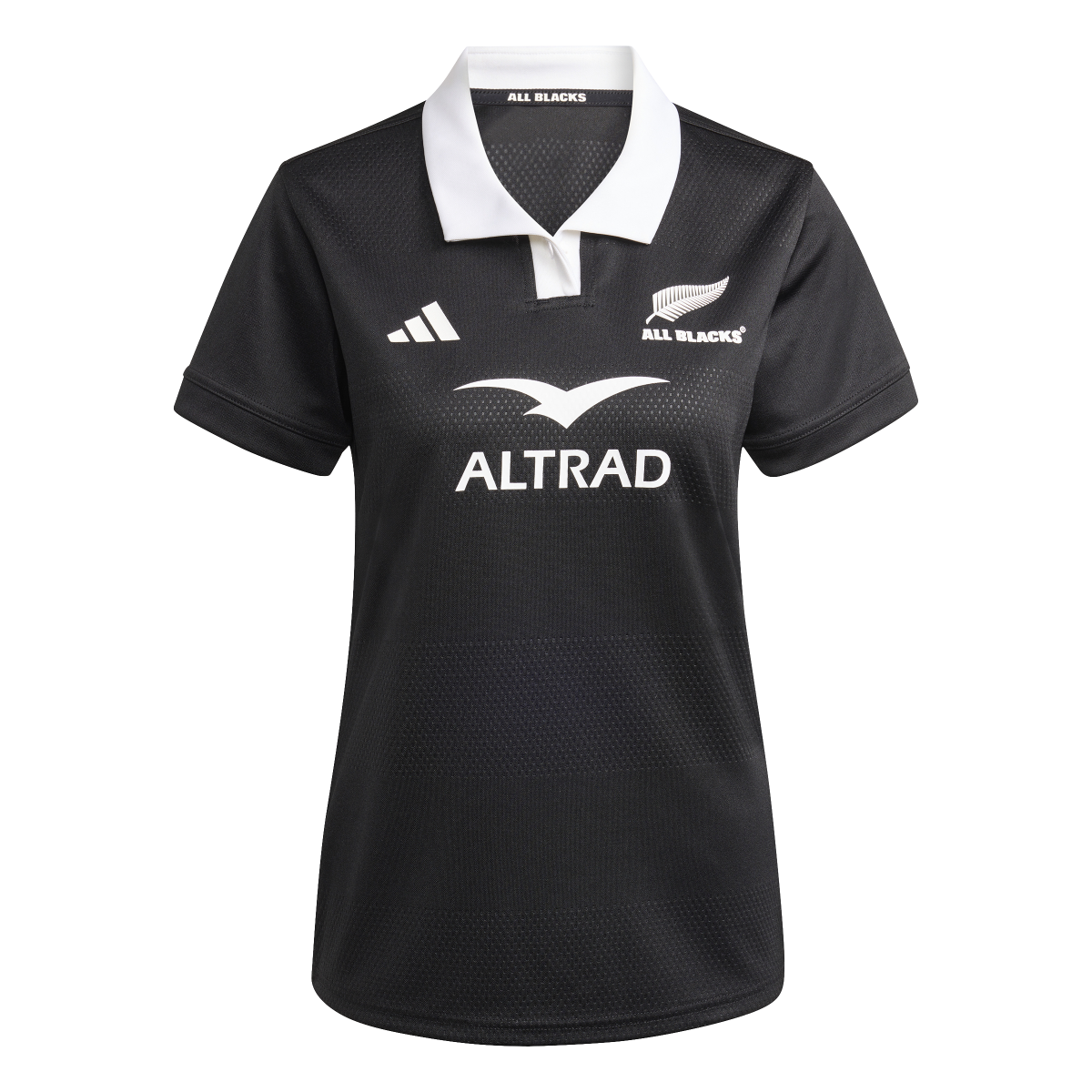 All Blacks Womens Home Rugby Shirt 25/26 - Front All Blacks Womens Home Rugby Shirt 25/26 - Front