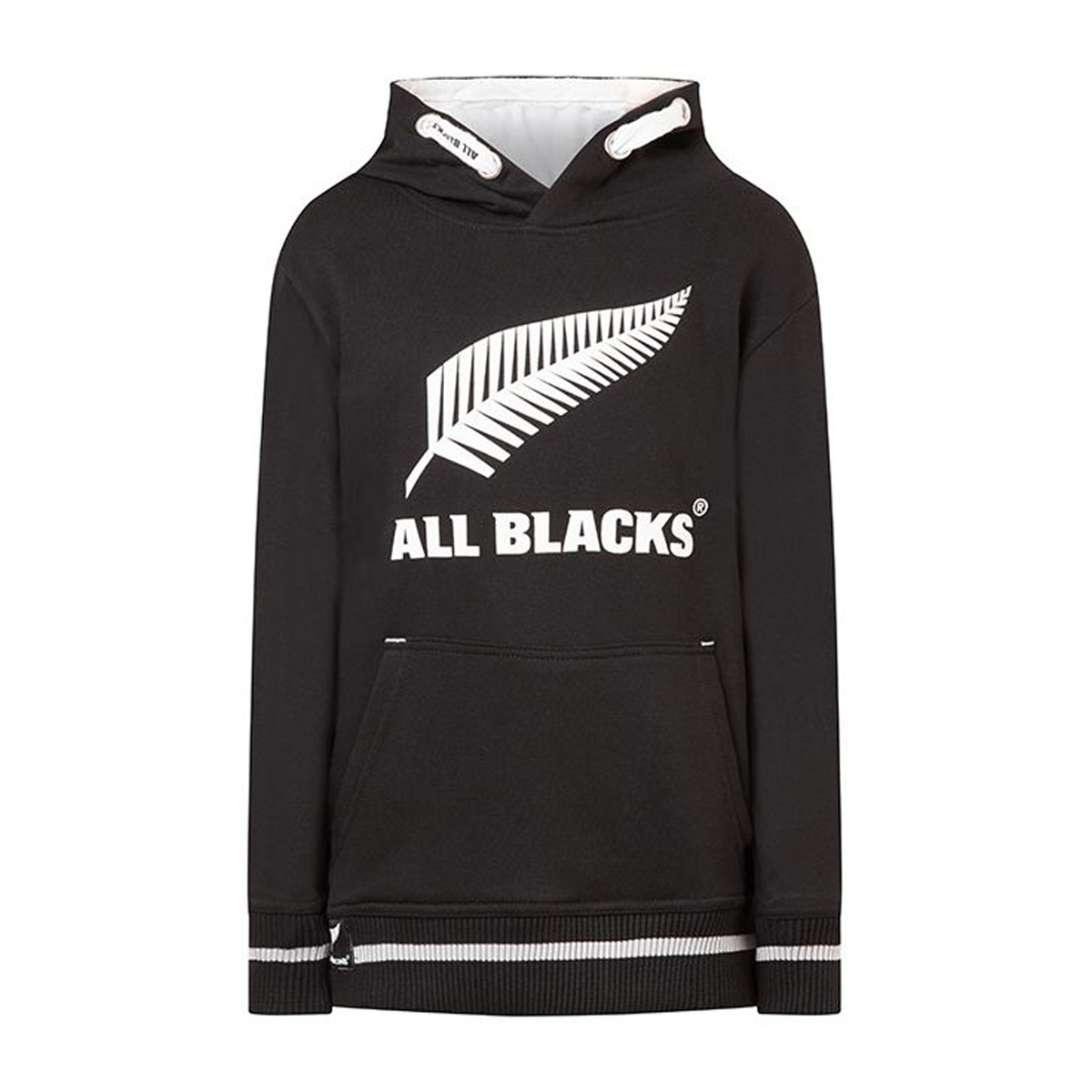 Kids All Blacks Pullover Hoodie Black - Front