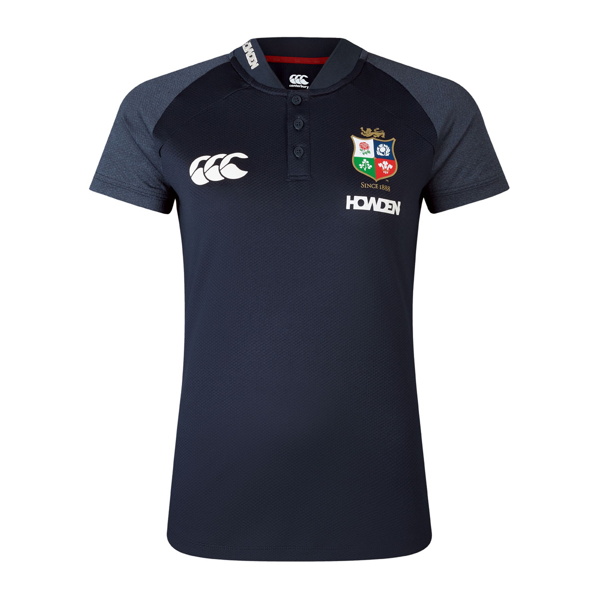 British and Irish Lions Womens Polo Navy - Front British and Irish Lions Womens Polo Navy - Front