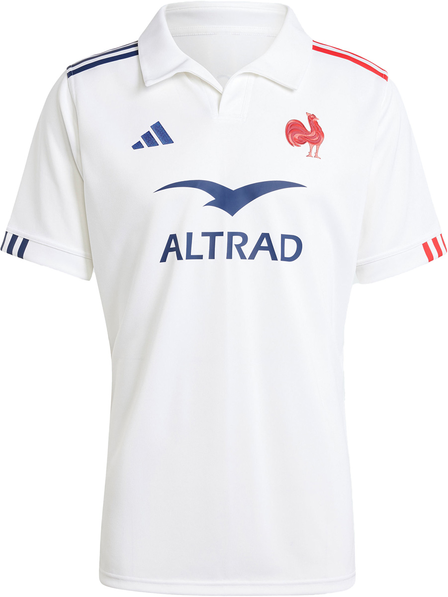 France adidas Mens Away Jersey - White 2024 - Front