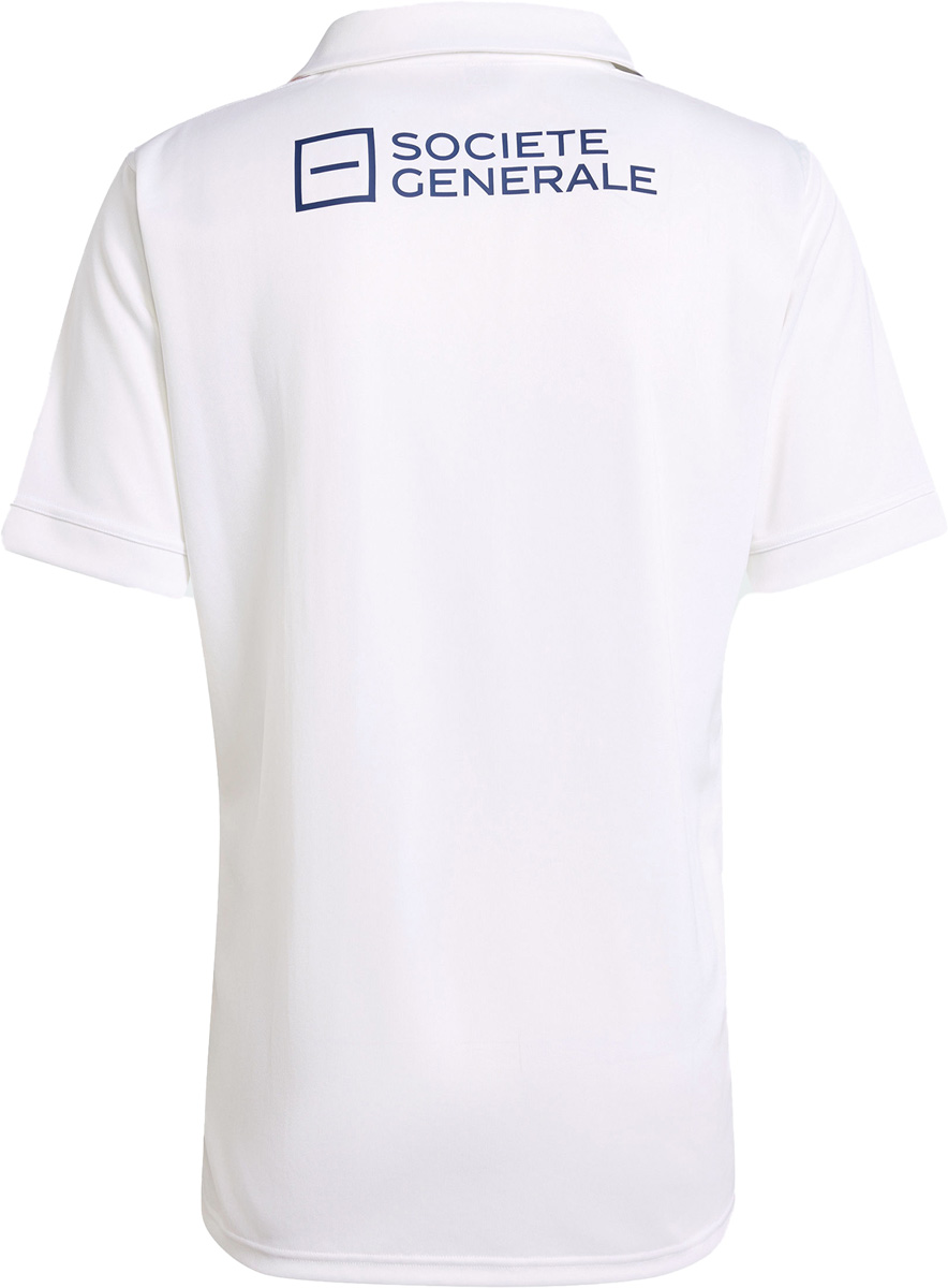 France adidas Mens Away Jersey - White 2024 - Back France adidas Mens Away Jersey - White 2024 - Back