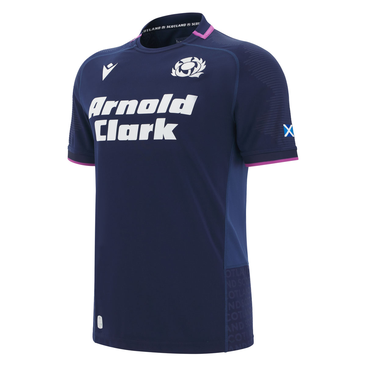 Scotland Mens Home Rugby Shirt 25/26 Navy - Front Scotland Mens Home Rugby Shirt 25/26 Navy - Front