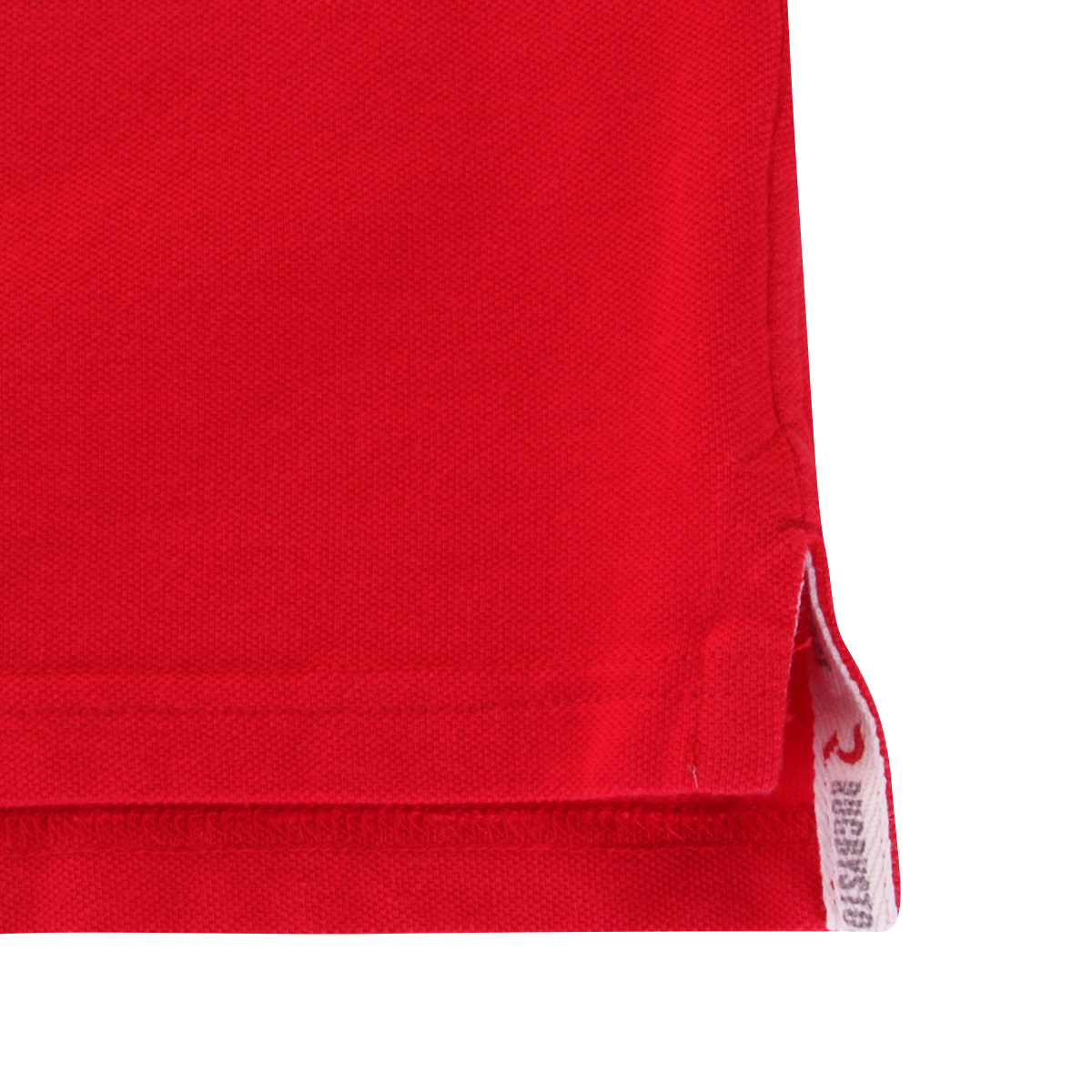 Canada Mens 1864 Origins Polo Shirt Red - Hem Canada Mens 1864 Origins Polo Shirt Red - Hem