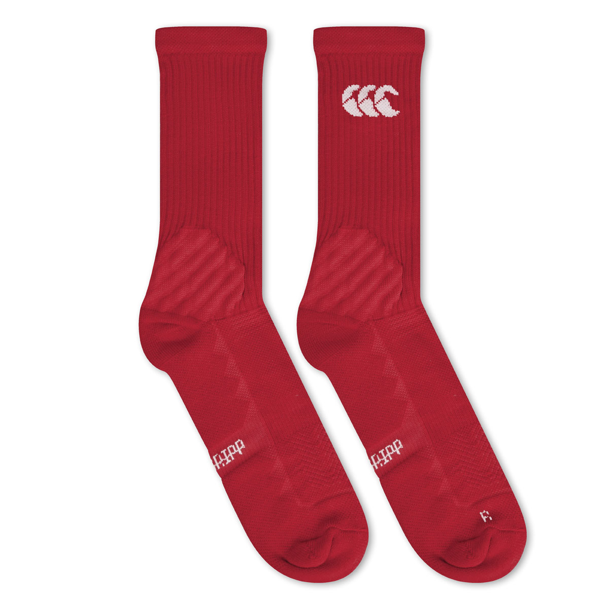 British and Irish Lions Mens Crew Training Socks Red - Flat British and Irish Lions Mens Crew Training Socks Red - Flat
