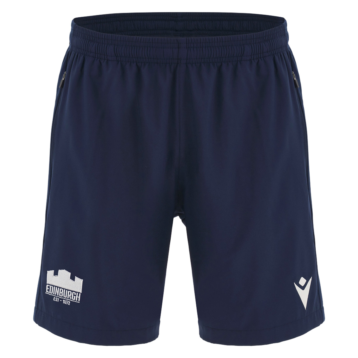 Edinburgh Mens Training Bermuda Shorts 25/26 Navy - Front