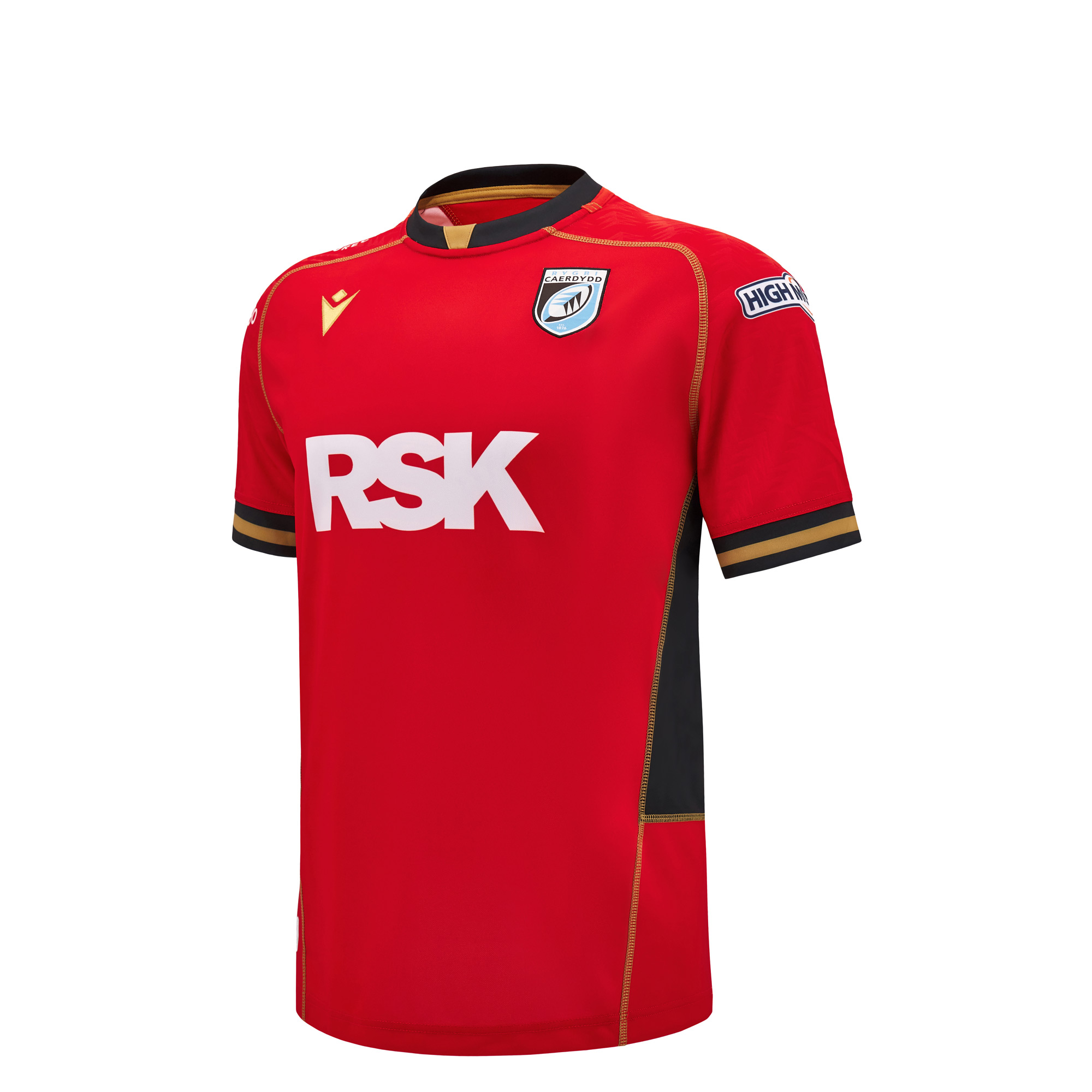 Cardiff Kids Away Rugby Shirt - Short Sleeve - 2025 - Front Cardiff Kids Away Rugby Shirt - Short Sleeve - 2025 - Front