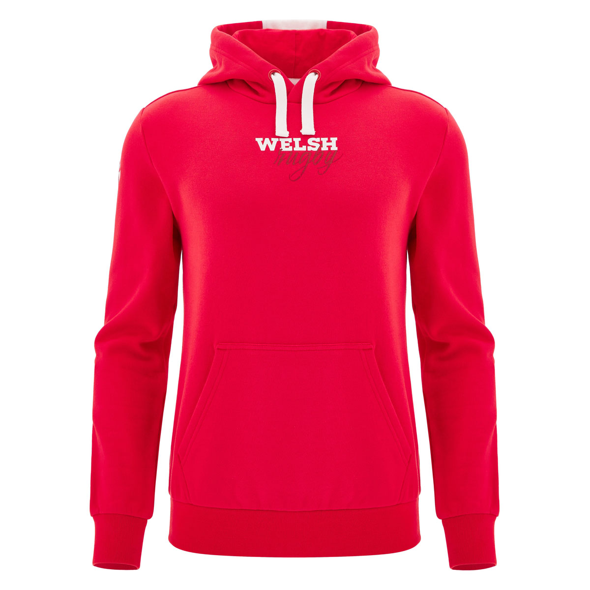 Wales Mens Fanline Hoodie 25/26 Red - Front