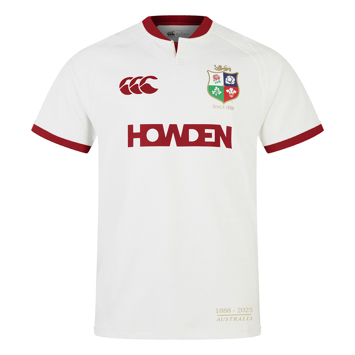 Limited Edition British and Irish Lions Training Jersey Cream - Front Limited Edition British and Irish Lions Training Jersey Cream - Front