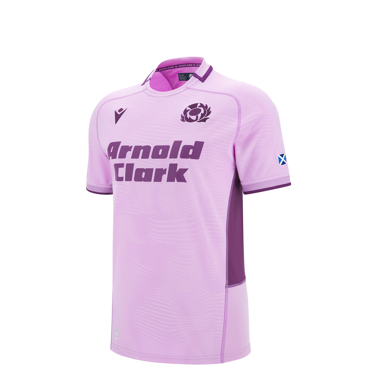Scotland Junior Away Rugby Shirt 25/26 Purple - Front Scotland Junior Away Rugby Shirt 25/26 Purple - Front