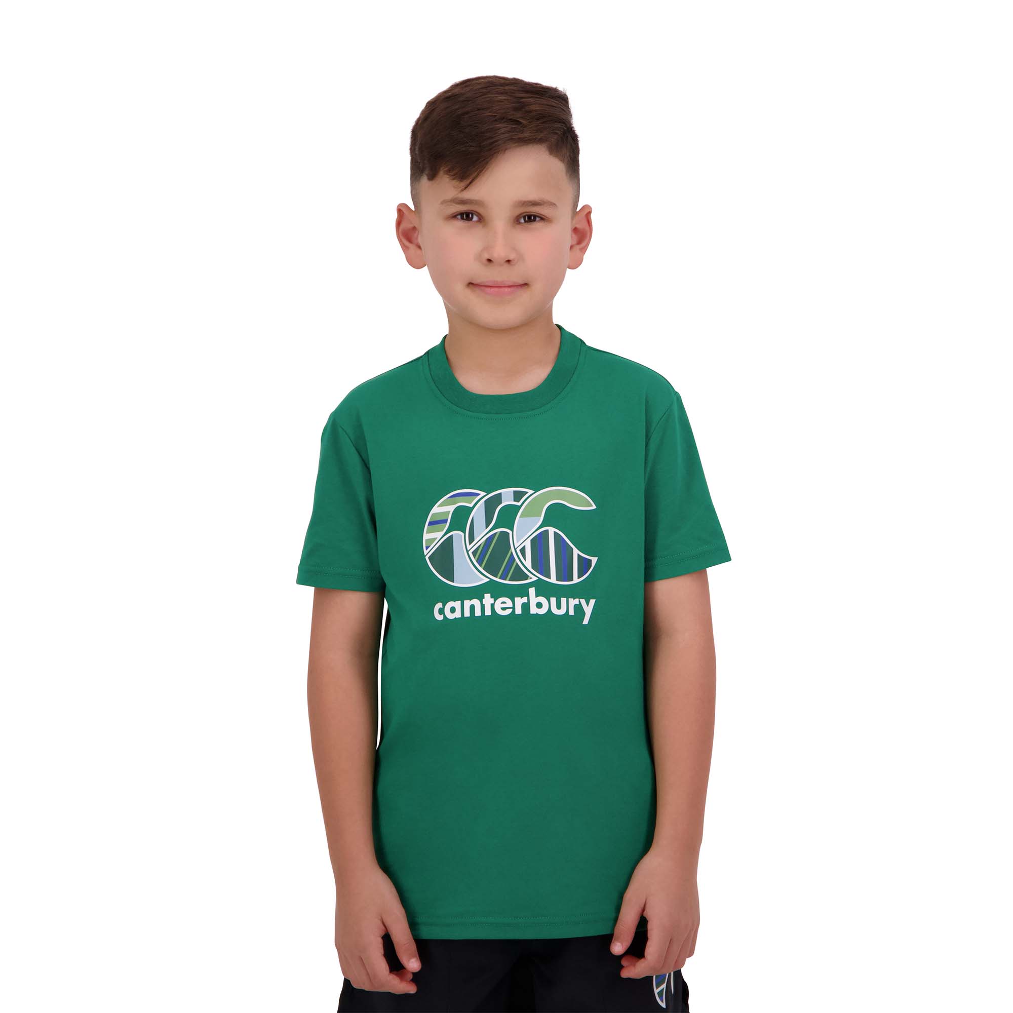 Canterbury Kids Uglies T-Shirt - Green Front Canterbury Kids Uglies T-Shirt - Green Front