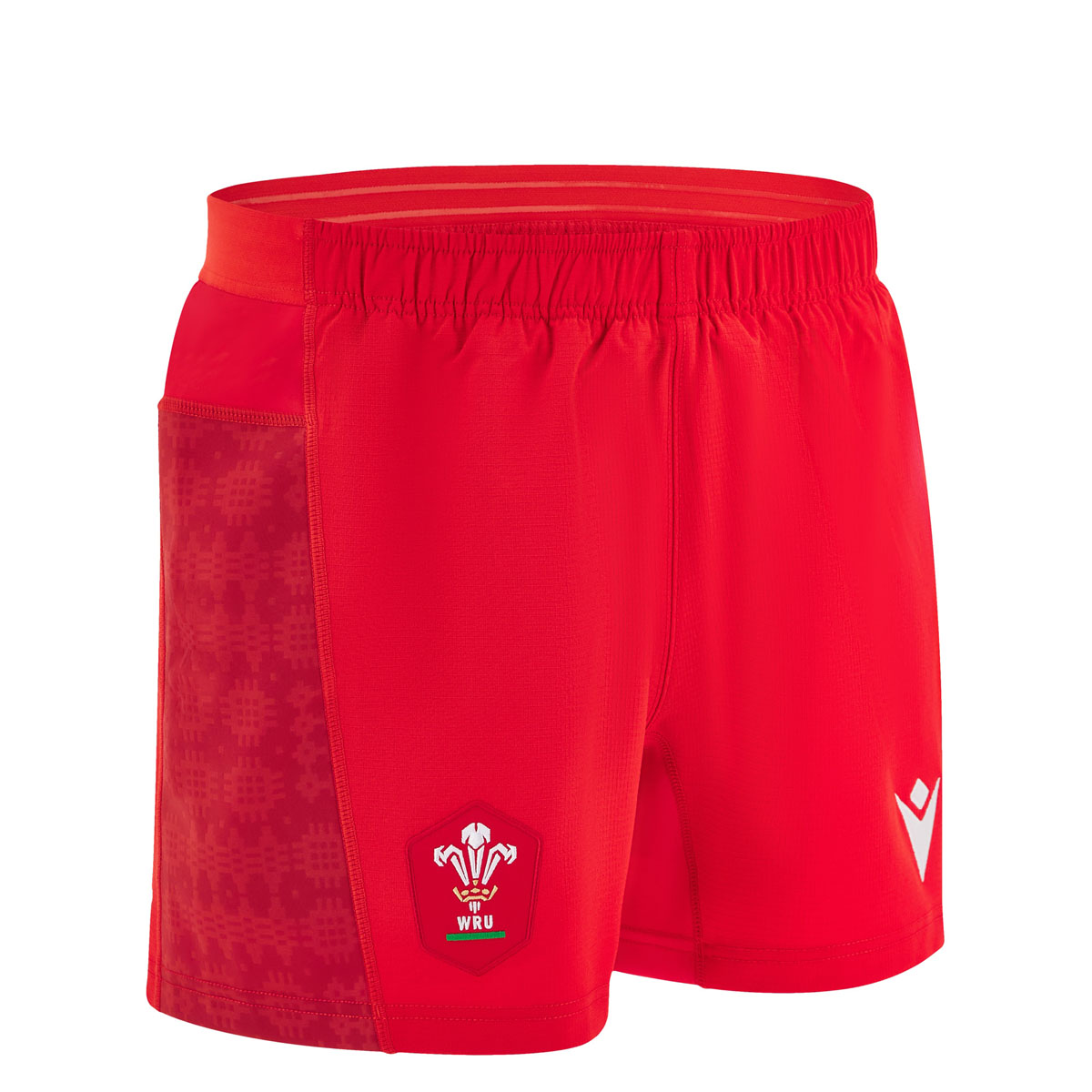 Wales Junior Home Rugby Shorts 25/26 Red - Front