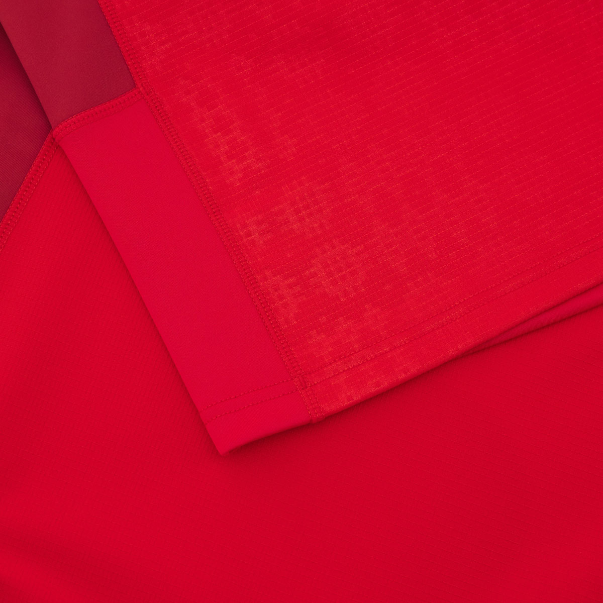 Wales Mens Home Rugby Shirt Slim Fit 25/26 Red - Material Pattern