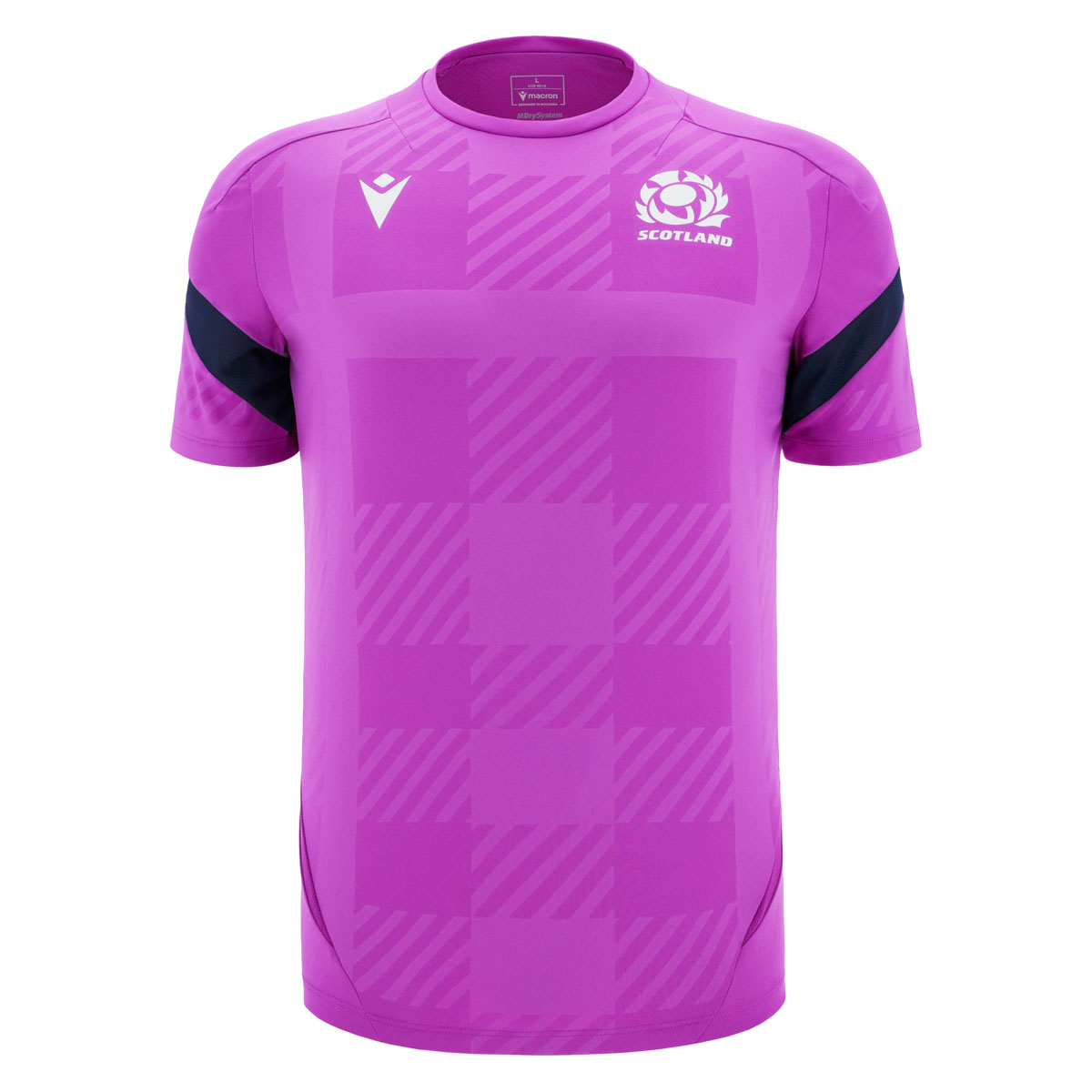 Scotland Mens Training Shirt 25/26 Purple - Front Scotland Mens Training Shirt 25/26 Purple - Front