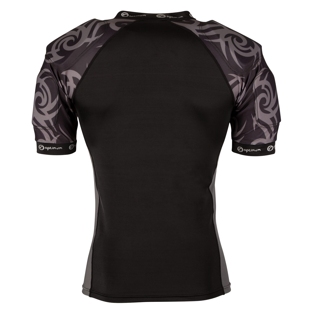 Optimum Razor Body Armour Black Silver - Back Optimum Razor Body Armour Black Silver - Back