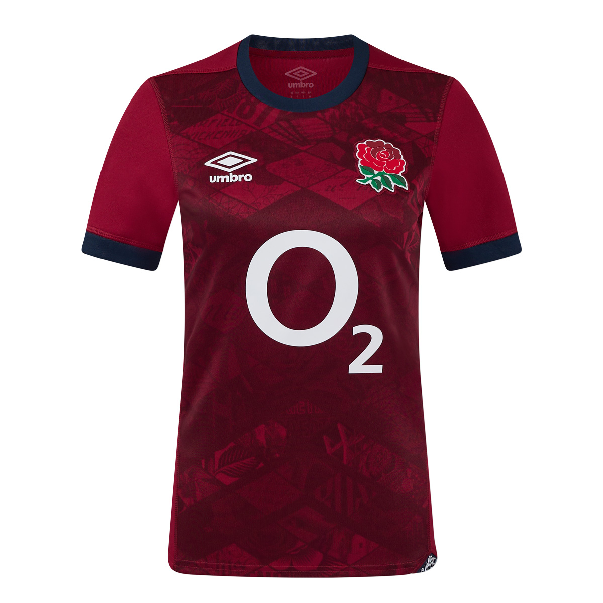 England Womens Away Rugby Shirt - Short Sleeve 2025 - Front England Womens Away Rugby Shirt - Short Sleeve 2025 - Front