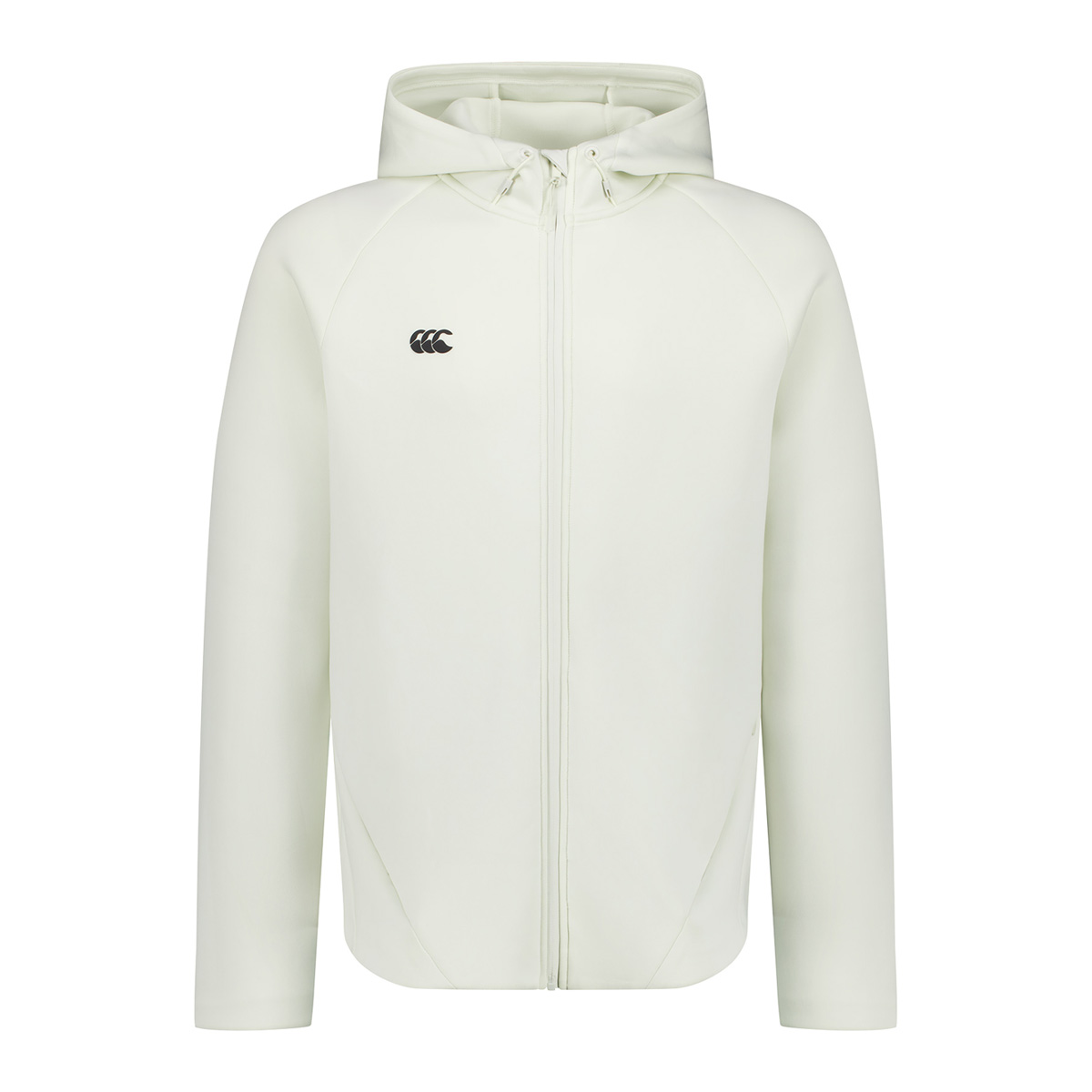 Canterbury Mens Everest Full Zip Hoodie Stone Grey - Front Canterbury Mens Everest Full Zip Hoodie Stone Grey - Front