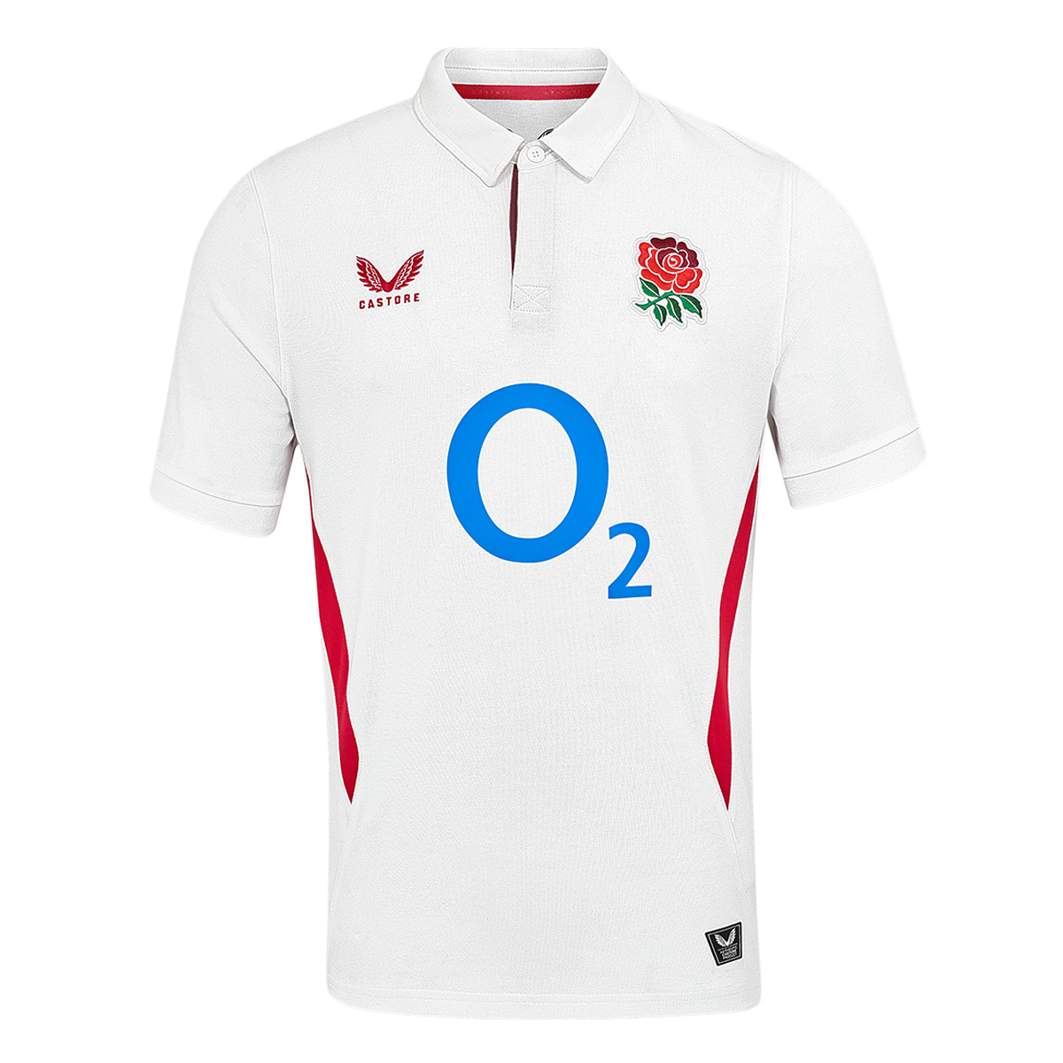 England Mens Home Classic Short Sleeve Rugby Shirt 25-26 - Front England Mens Home Classic Short Sleeve Rugby Shirt 25-26 - Front