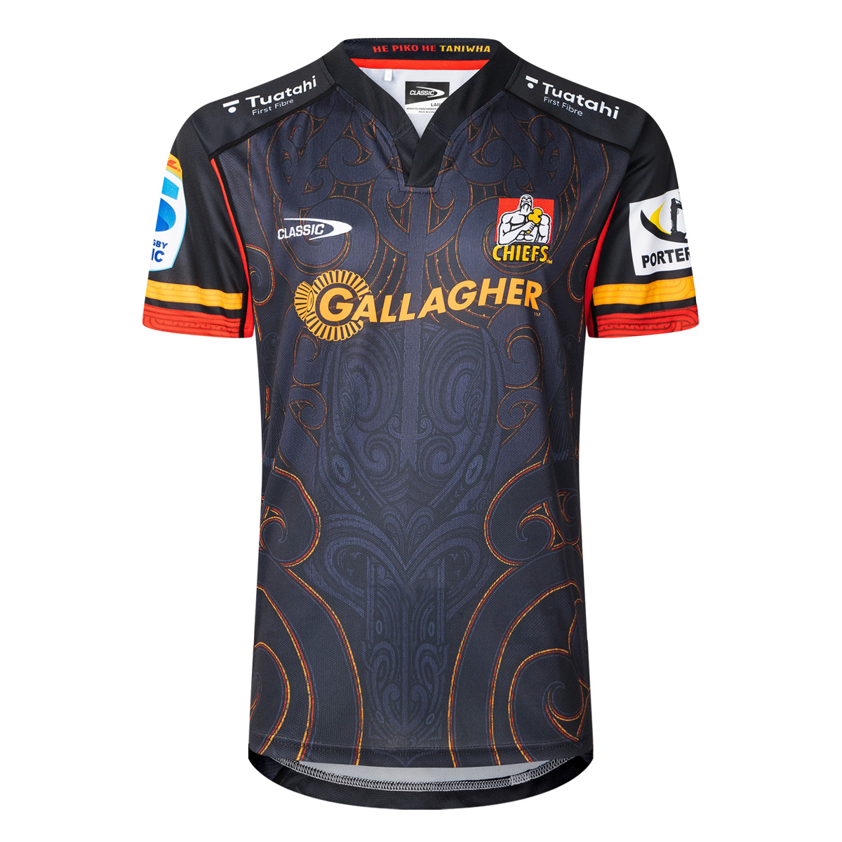 Chiefs Mens Home Rugby Shirt Short Sleeve 2025 - Front Chiefs Mens Home Rugby Shirt Short Sleeve 2025 - Front