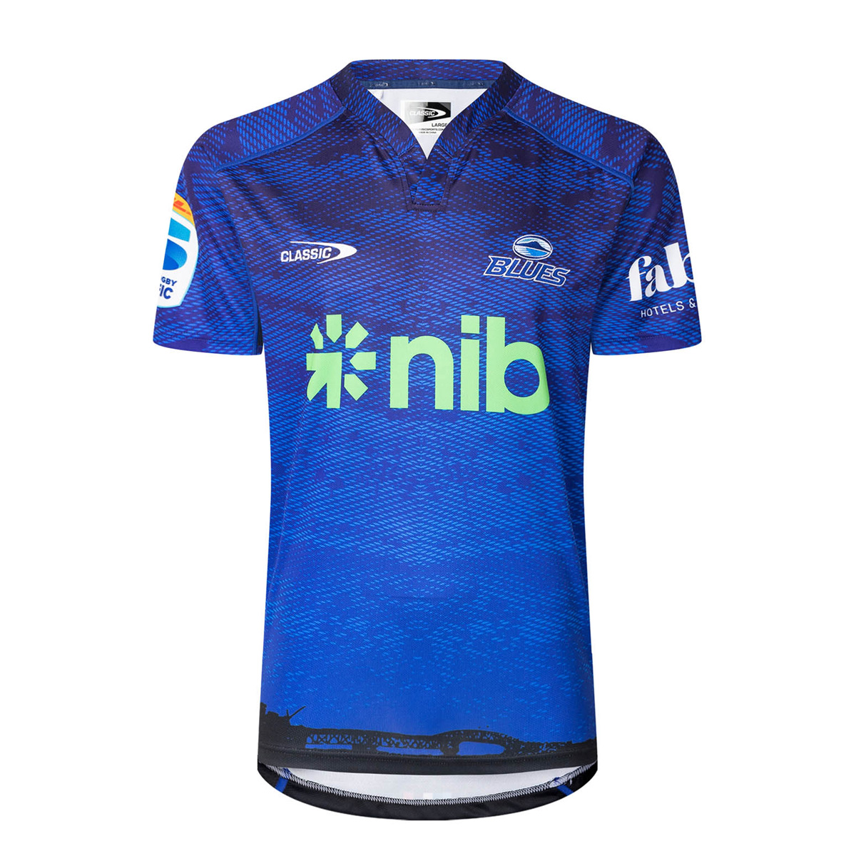 Blues Kids Home Rugby Shirt Short Sleeve 2025 - Front Blues Kids Home Rugby Shirt Short Sleeve 2025 - Front