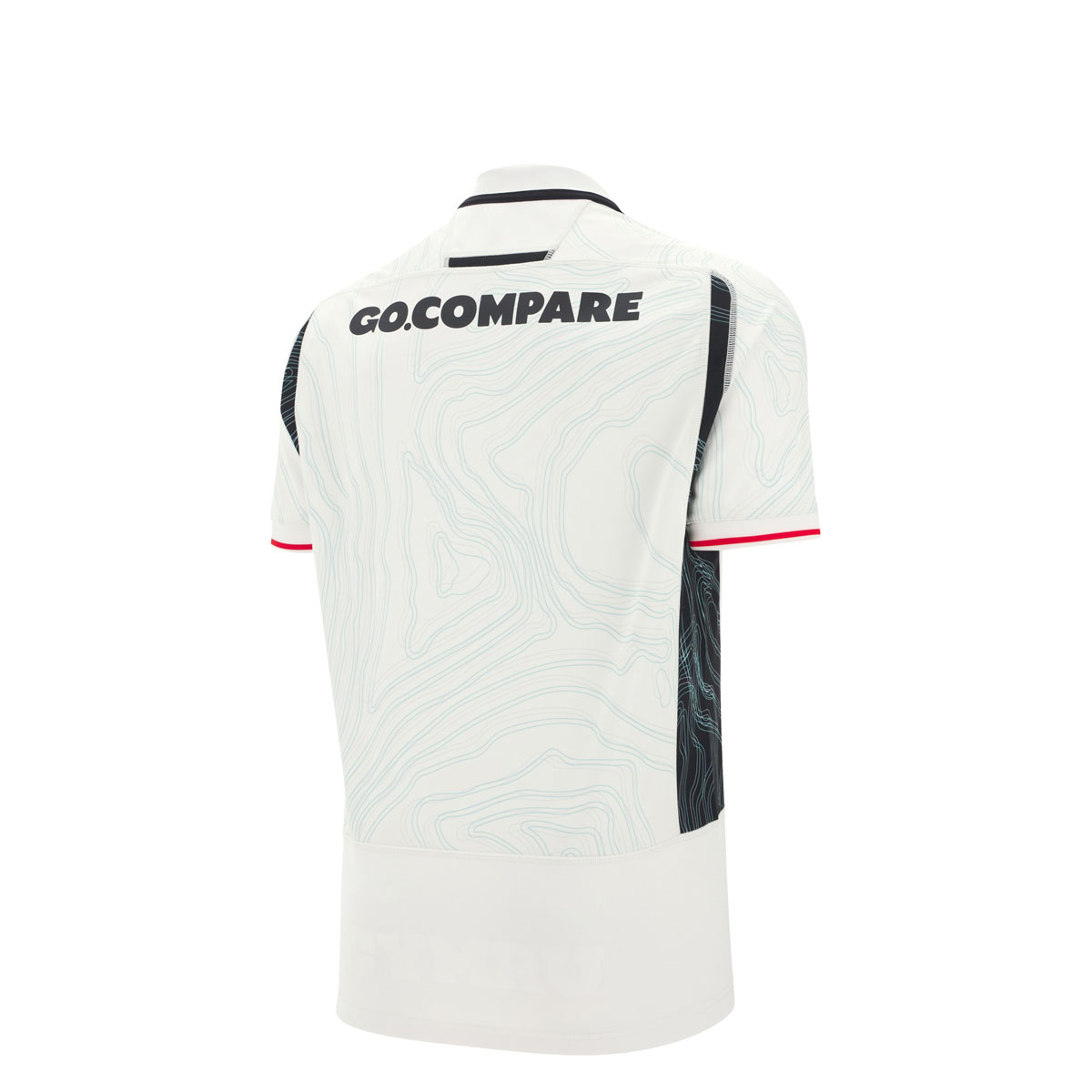 Wales Junior Away Rugby Shirt 25/26 White - Back Wales Junior Away Rugby Shirt 25/26 White - Back
