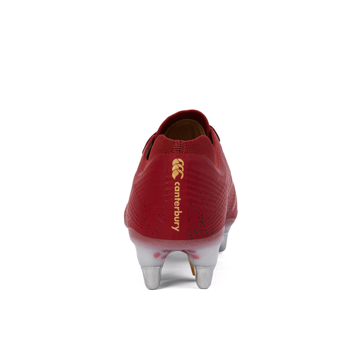 Canterbury Stampede Groundbreak Elite Soft Ground Rugby Boots Red - Heel Canterbury Stampede Groundbreak Elite Soft Ground Rugby Boots Red - Heel