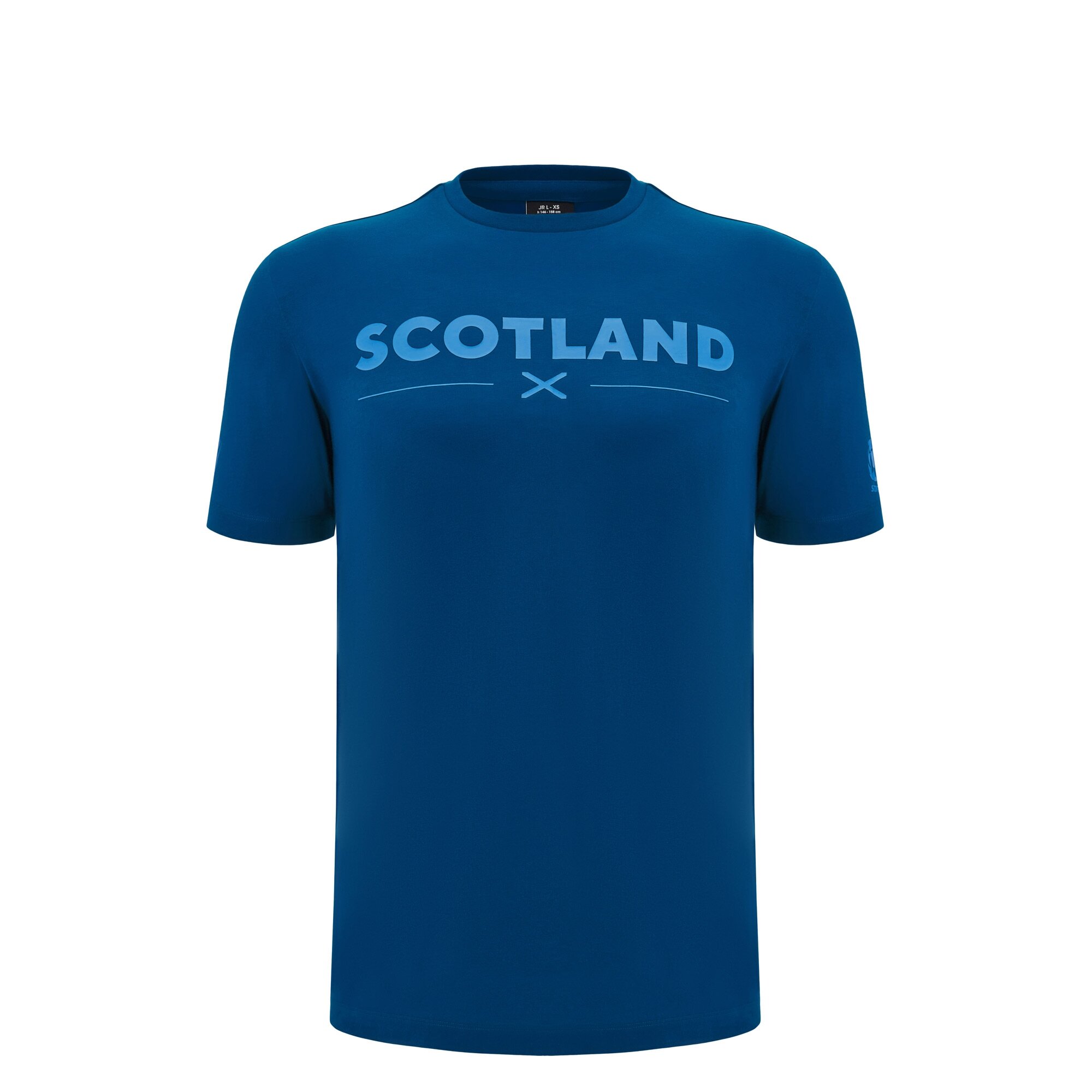Scotland Junior Cotton T-Shirt - Navy Blue - 2025 - Front Scotland Junior Cotton T-Shirt - Navy Blue - 2025 - Front