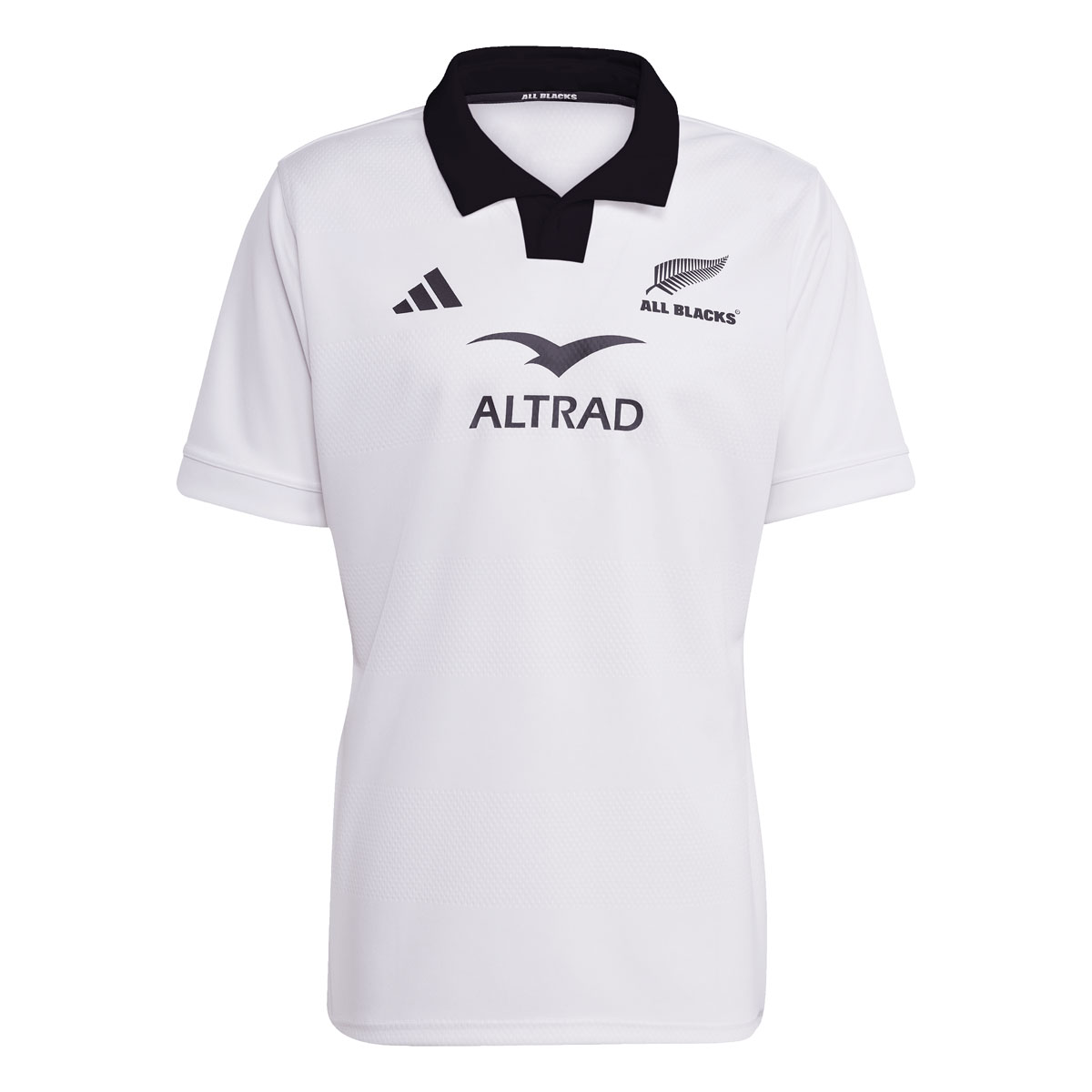 All Blacks Mens Away Rugby Shirt 25/26 White - Front All Blacks Mens Away Rugby Shirt 25/26 White - Front