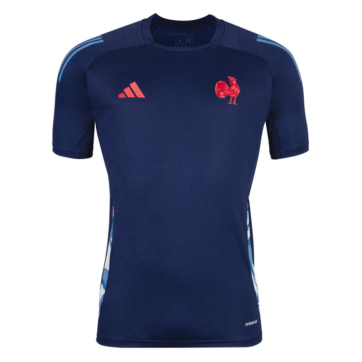 France Mens Performance T-Shirt - Dark Blue 2025 - Front France Mens Performance T-Shirt - Dark Blue 2025 - Front