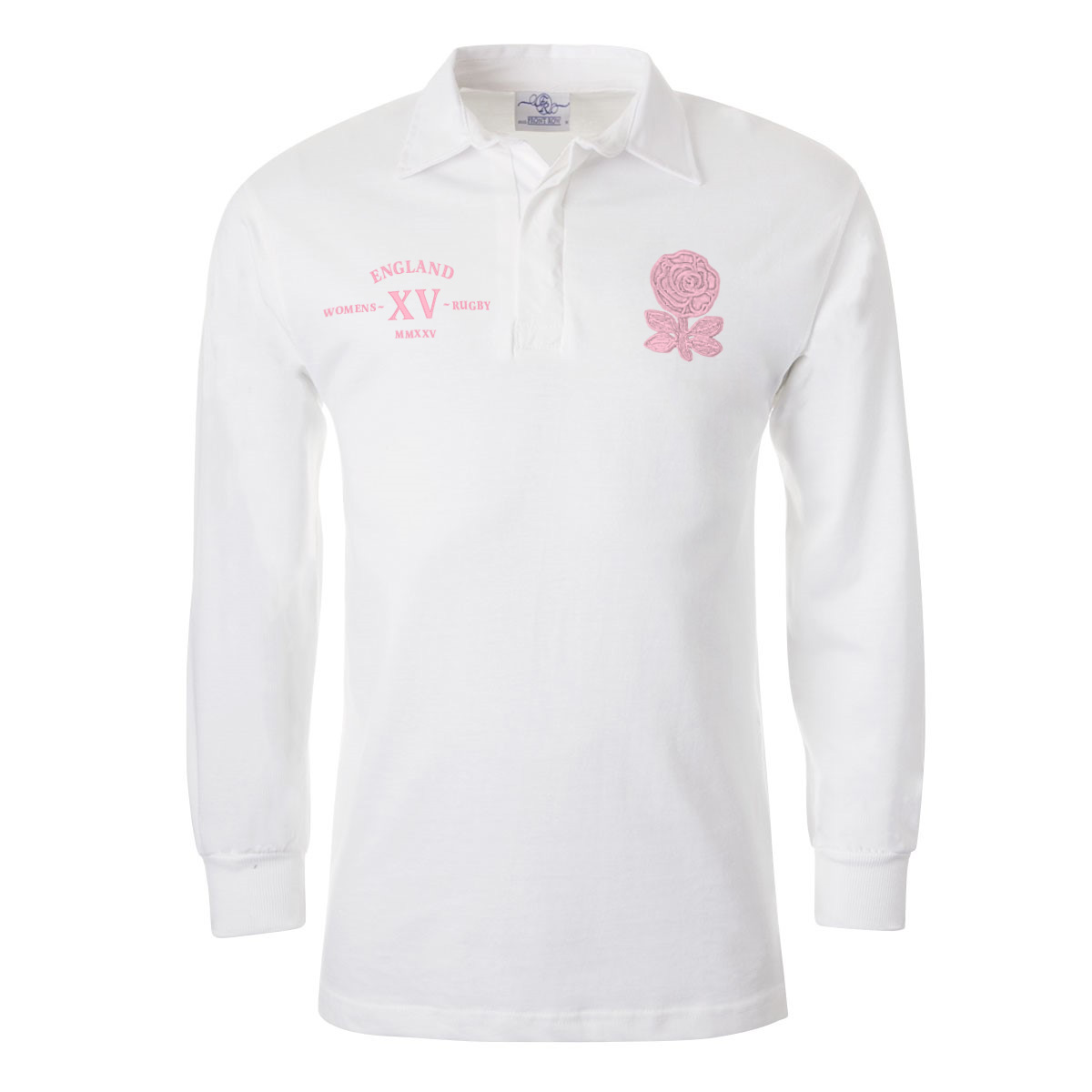 Womens World Cup England Adults Classic Rugby Shirt White - Front Womens World Cup England Adults Classic Rugby Shirt White - Front