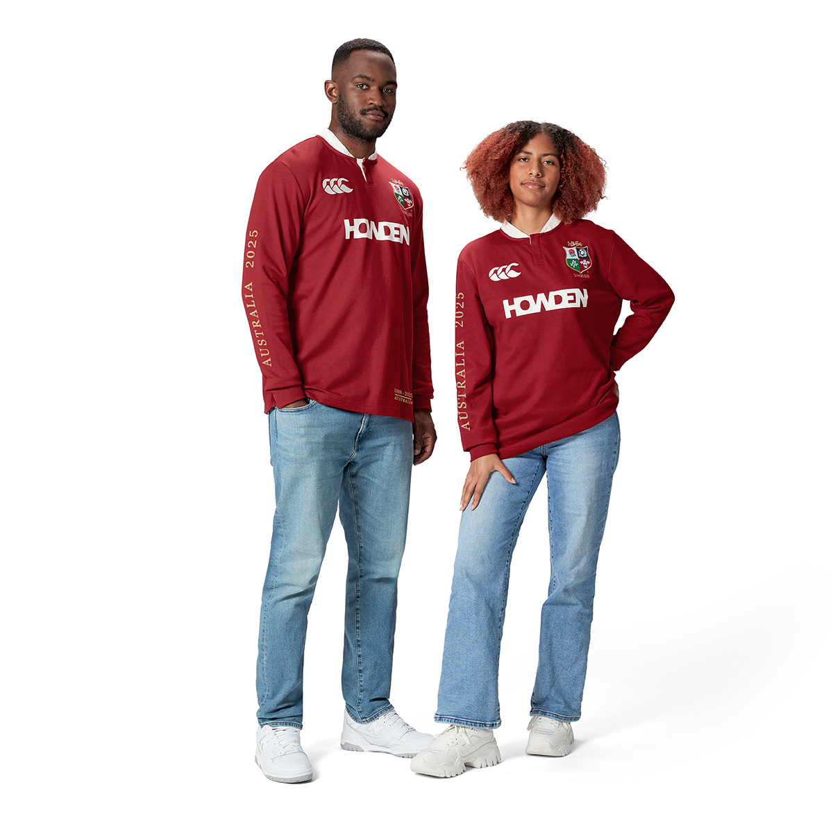 Limited Edition British and Irish Lions Adults Long Sleeve Classic Rugby Shirt Red - Models Limited Edition British and Irish Lions Adults Long Sleeve Classic Rugby Shirt Red - Models