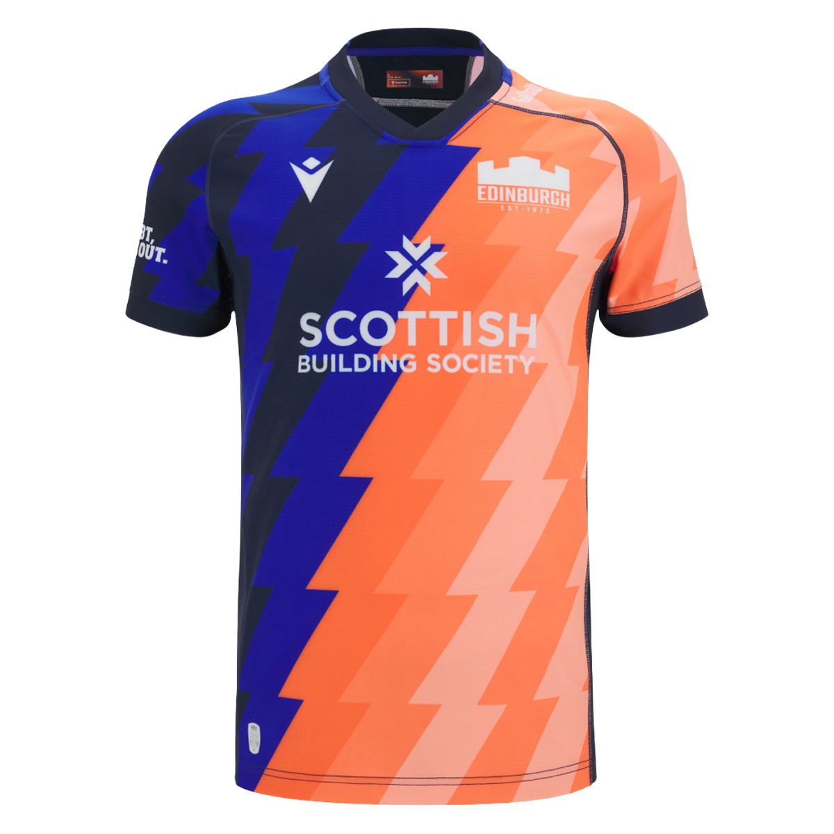 Edinburgh Mens Training Rugby Shirt 25/26 - Front