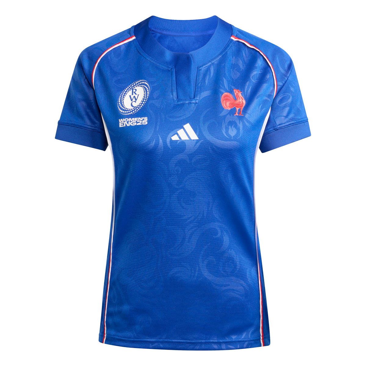 France WRWC Womens Home Jersey 2025 Blue - Front France WRWC Womens Home Jersey 2025 Blue - Front