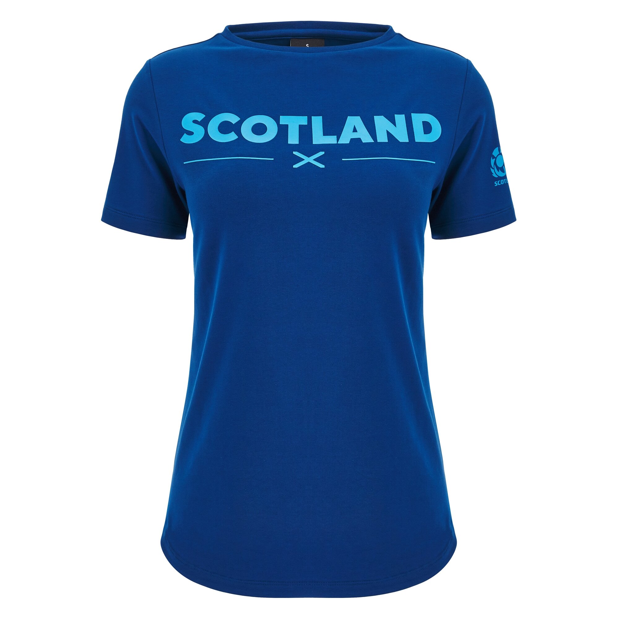 Scotland Womens Cotton T-Shirt - 2025 - Front Scotland Womens Cotton T-Shirt - 2025 - Front