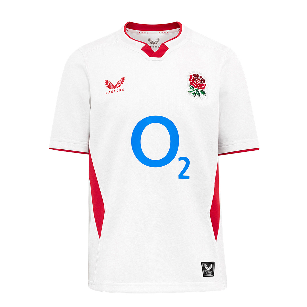 England Kids Home Rugby Shirt 25/26 - Front England Kids Home Rugby Shirt 25/26 - Front