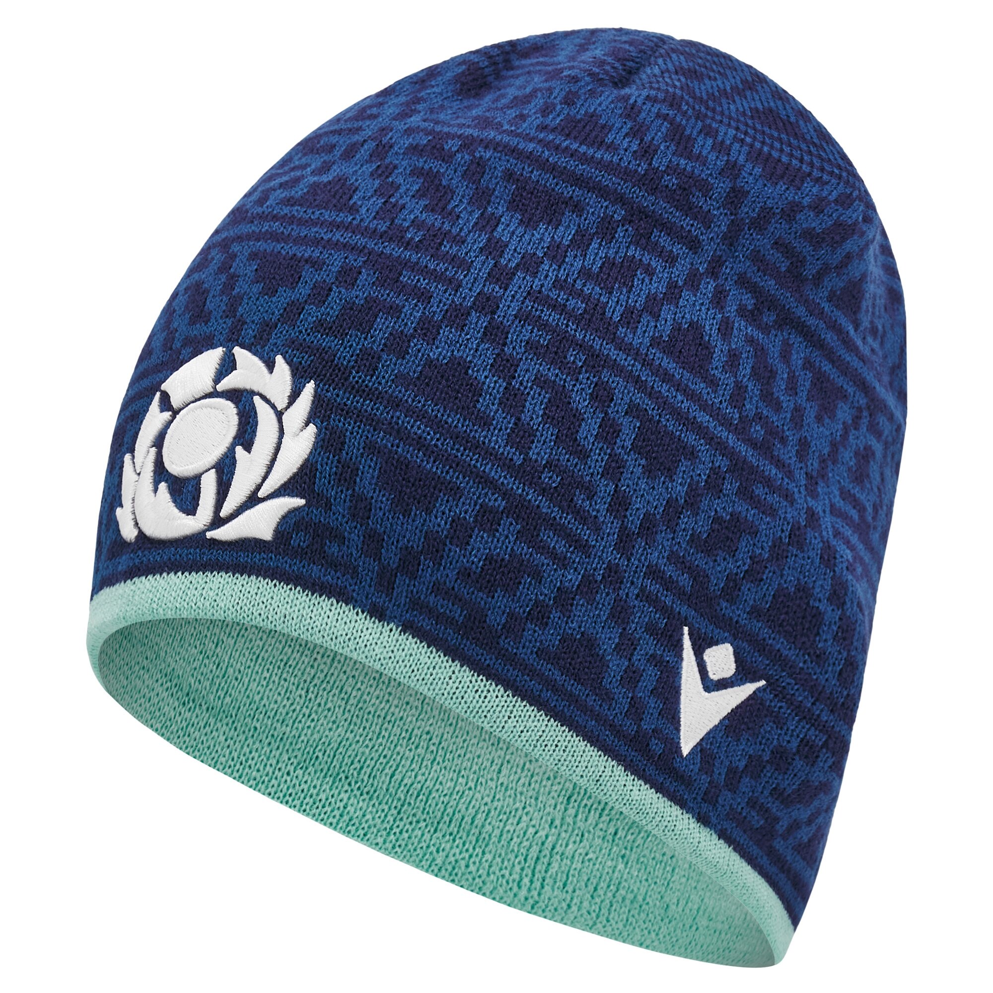 Scotland Adults Knitted Skull Beanie - Front Scotland Adults Knitted Skull Beanie - Front